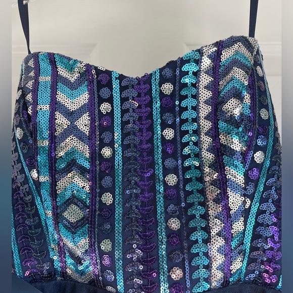 Nights by Teeze Me Sequin Party Dress - Picture 3 of 6